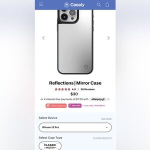 iPhone 13 Pro Mirror Case